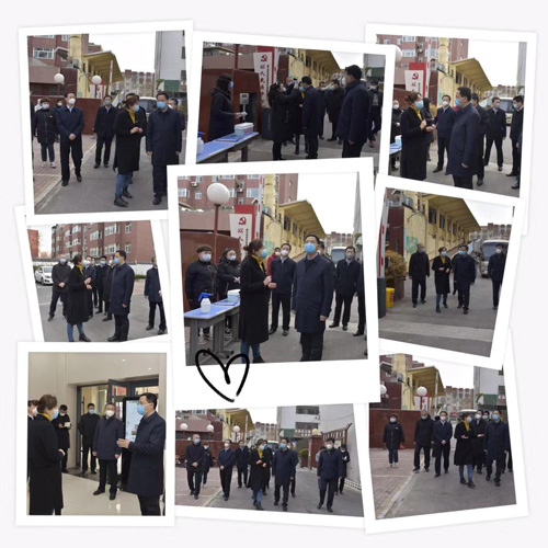 濰坊市委書(shū)記惠新安一行到葦灣社區(qū)進(jìn)行防疫工作指導(dǎo)